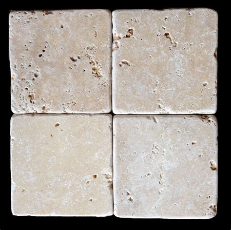 Ivory 4x4 Tumbled Tile - Perfect for Your Home Decor