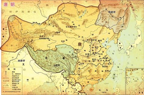 Ancient China - Map of Tang Dynasty Ancient China Map, Ancient Maps ...