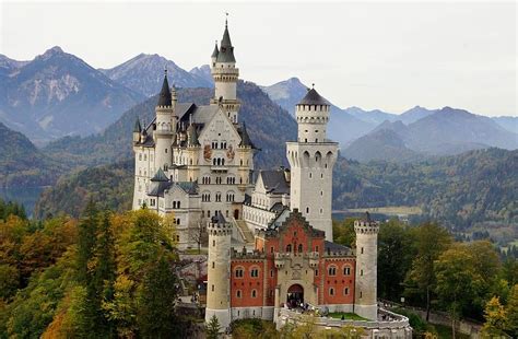 Schloss Neuschwanstein in Schwangau, Allgäu, Bayern | Deutschland burgen, Schloss neuschwanstein ...