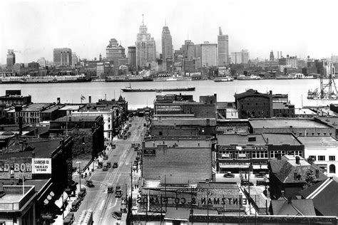 Aerial of Windsor & Detroit Skyline (1920) - Downtown Windsor – Windsor ...