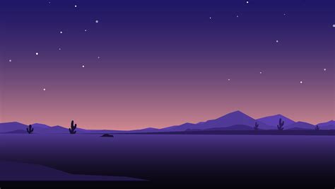 1360x768 Desert Night Minimal 4k Laptop HD ,HD 4k Wallpapers,Images,Backgrounds,Photos and Pictures