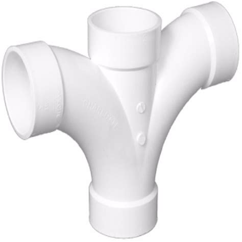 Charlotte Pipe Reducing Double Fixture Fitting Tee, low price, plumbing ...