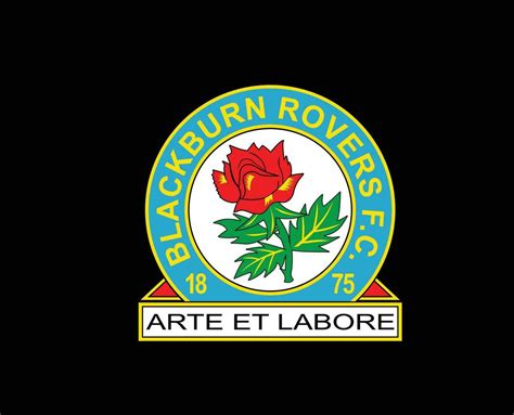 Blackburn Rovers FC Club Logo Symbol Premier League Football Abstract ...