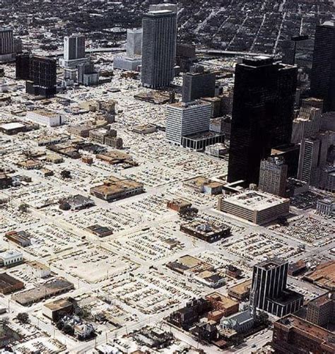 Downtown Houston 1970s : r/notjustbikes