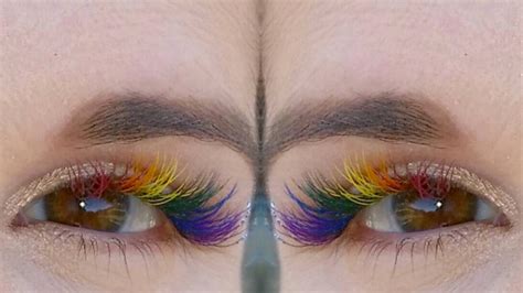 Rainbow Eyelashes Are Officially Here, and We're Obsessed | Teen Vogue