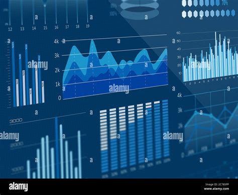 Business statistics graphs Stock Photo - Alamy