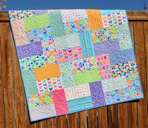 Lap Quilt Pattern, PDF Quilt Pattern, Layer Cake Quilt Pattern, Double Dare, Easy Quilt Pattern ...