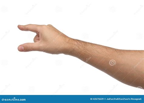 Hand Signs. Pointing or Touching Something Stock Image - Image of hands, adult: 42675639