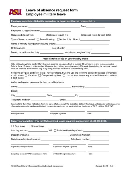 Leave Request Form - 9+ Examples, Format, PDF