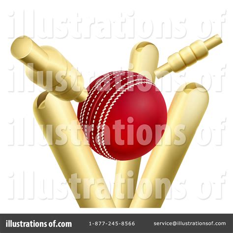 Cricket Ball Clipart #1774859 - Illustration by AtStockIllustration