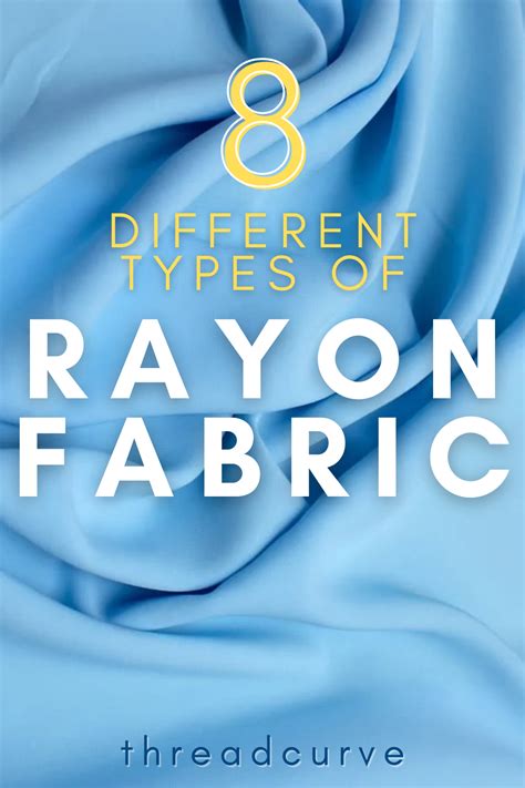 8 Different Types of Rayon Fabric in 2023 | Fabric, Rayon, Viscose fabric