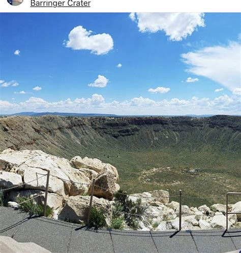 BARRINGER CRATER IN ARIZONA | Beautiful places, Natural landmarks, Vacation