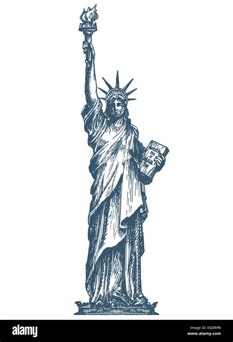 USA logo design template. United States or statue of liberty, statue ...