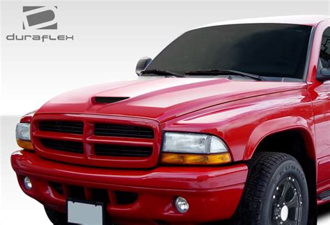 2000 Dodge Dakota Fiberglass+ Hood Body Kit - 1997-2004 Dodge Dakota ...