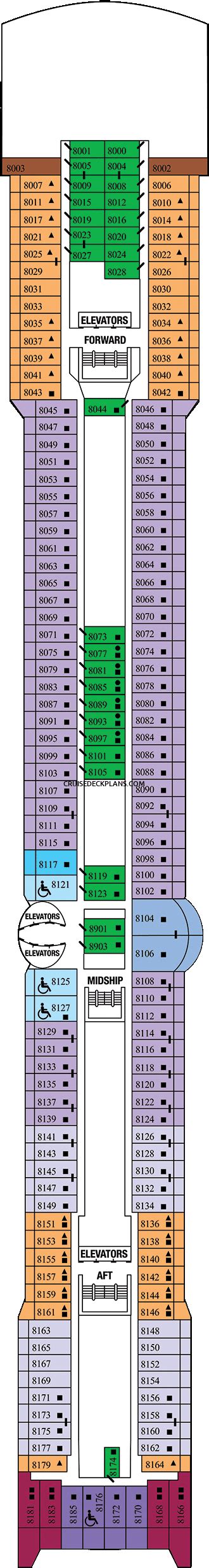 Celebrity Summit Deck Plans, Diagrams, Pictures, Video