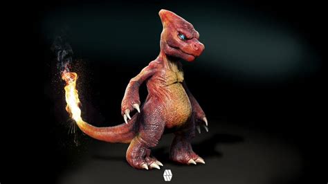 Charmeleon Pokemon Creature Concept, Marcus Whinney | Charmeleon pokemon, Pokemon realistic, Pokemon