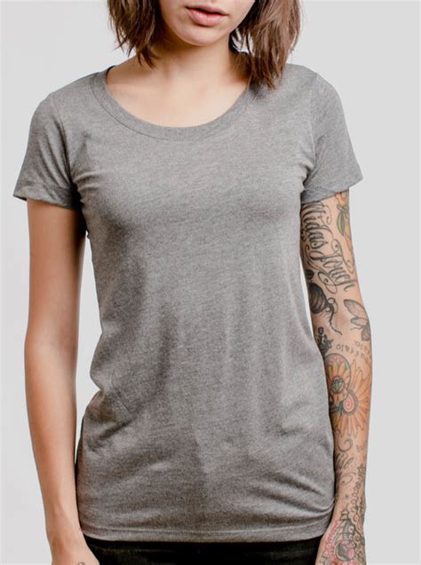 Blank Womens Shirts - Soft Heather T-Shirts | FREE Shipping