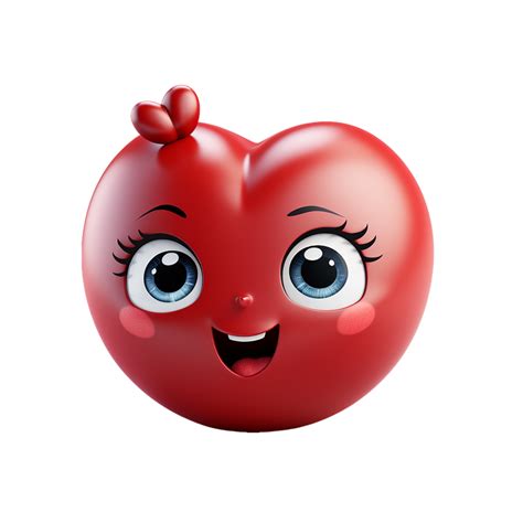Love Emoji, Love Emoji Png, Love emoji symbol, 3D Love Emoji, Transparent Background, AI ...