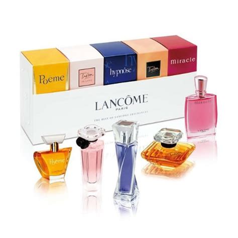 LANCOME THE BEST OF LANCOME FRAGRANCES 5 PCS MINIATURE GIFT SET FOR ...