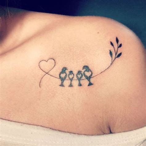 Bird - family- heart Tattoo by Fgore on DeviantArt