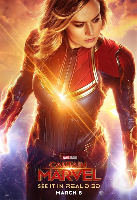 Captain Marvel Character Posters Reveal Brie Larson, Goose, and More | Collider