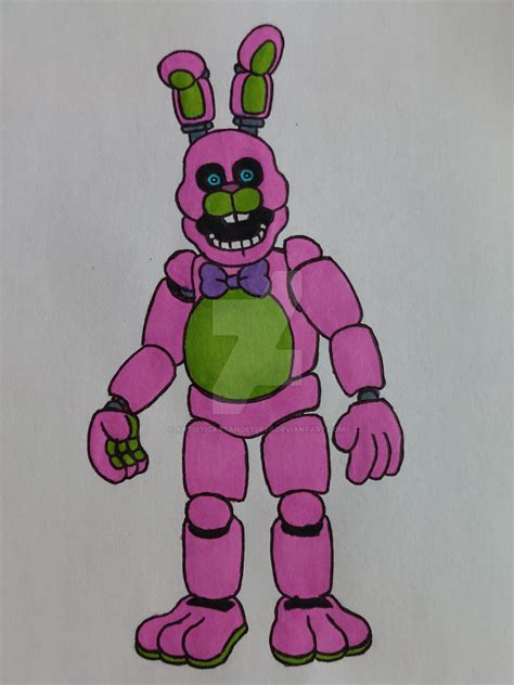 Blacklight Bonnie by ArtisticArtAndStuffs on DeviantArt