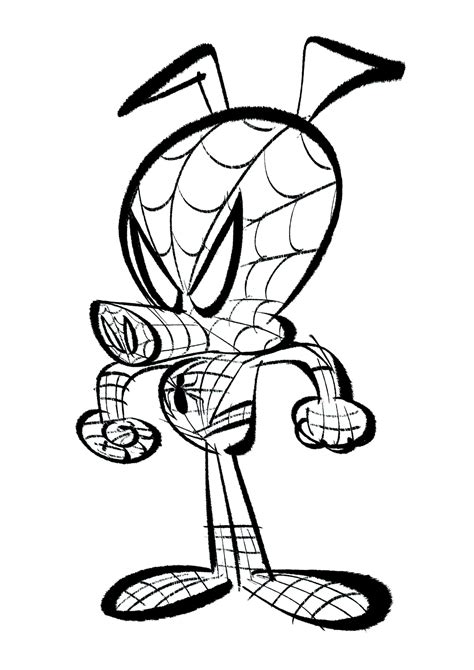 Funny Spider-Ham coloring page - Download, Print or Color Online for Free