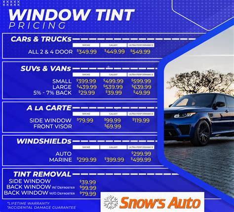 Window Tinting | Snow's Auto