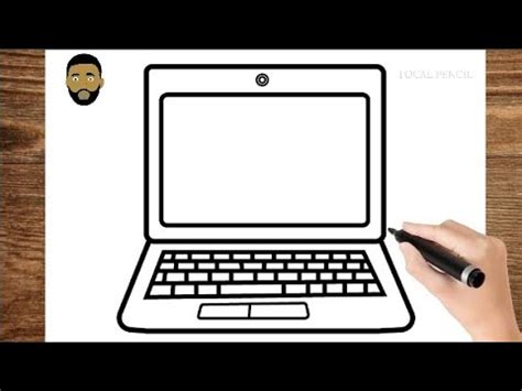 How To Draw A Laptop ( Computer) | Easy Drawing step by step - YouTube