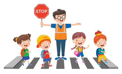 4,200+ Kids Road Safety Stock Illustrations, Royalty-Free Vector Graphics & Clip Art - iStock