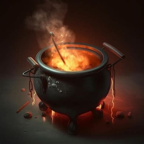 Premium AI Image | witch cauldron