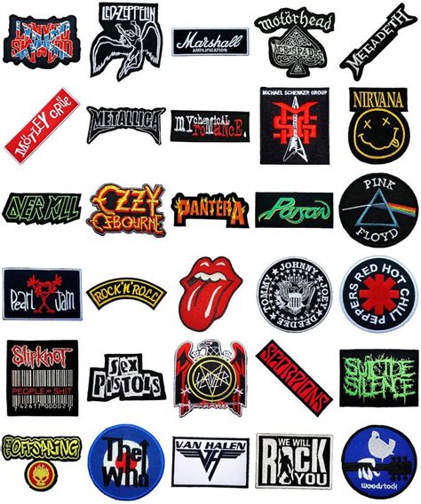 Details about Music Songs Heavy Metal Punk Rock Band Logo L-W T-Shirts iron on Patches | Heavy ...