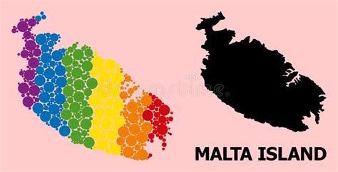 Sello Del Servicio De La Isla De Malta El Mejor Con Textura Sucia Ilustración del Vector ...