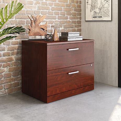 Affirm 2 Drawer Lateral File Cabinet Classic Cherry 426162 Sauder