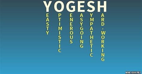 The meaning of yogesh - Name meanings