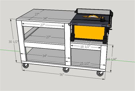 Table Saw Nesting Bench Plans | Workbench plans diy, Diy table saw ...