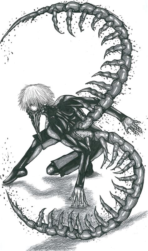 Kaneki Ken_Centipede by Slenderhand on DeviantArt