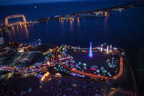 Great arial view of Bentleyville! | Holiday lights display, Places to go, Places to travel