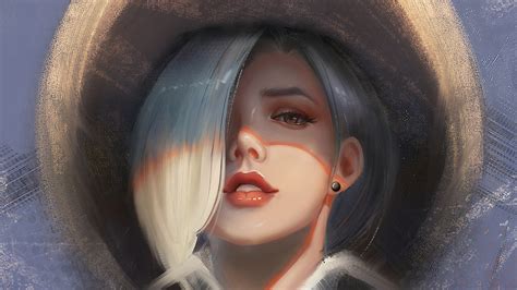 Ashe Overwatch Fanart Wallpaper,HD Games Wallpapers,4k Wallpapers ...