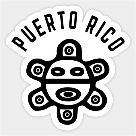 Puerto Rico Sol Taino Boricua Puerto Rican Indian Symbols - Sol Taino - Sticker | TeePublic