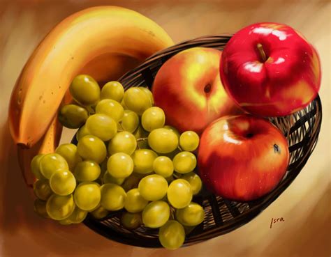 Still Life - Fruits by Isra2007 on DeviantArt