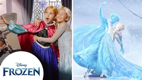 Anna Turns into Ice | Frozen Recreated | Frozen Friends Club - YouTube