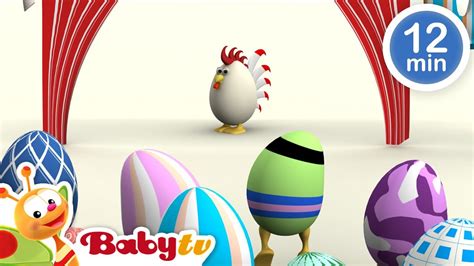 Egg Birds: Rooster, Panda, And Seal 🥚🐔🐼 | Guessing Games For Toddlers | Cartoons @BabyTV