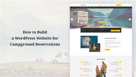 How to Create a WordPress Camping Website - MotoPress