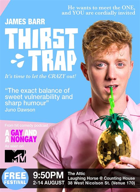 James Barr: Thirst Trap! - Free - Comedy Poster Awards 2018