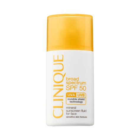 Broad Spectrum SPF 50 Mineral Sunscreen Fluid for Face - CLINIQUE | Sephora