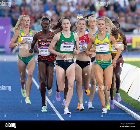 Melissa Courtney-Bryant of Wales competing in the women’s 1500m final at the Commonwealth Games ...