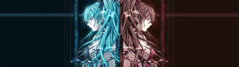 #anime girls, #anime, #Vocaloid, #Hatsune Miku, wallpaper | Anime wallpaper, Dual monitor ...