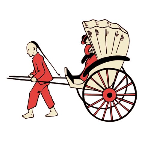 Chinese rickshaw | Free SVG