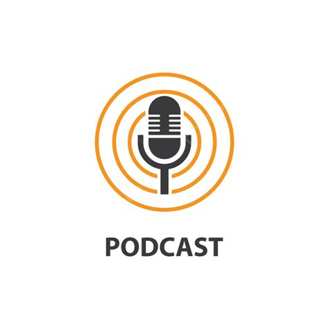 Podcast Design Vector Design Images, Podcast Logo Vector Flat Design ...